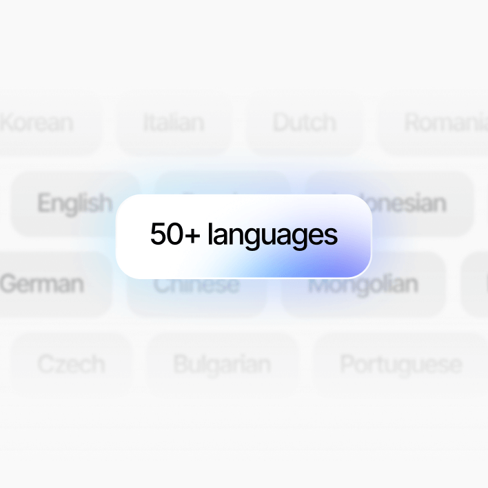 Breaking language barriers with multilingual speech AI