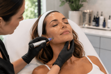 Smooth, refreshed skin after collagen induction therapy treatment in Palm Desert, California