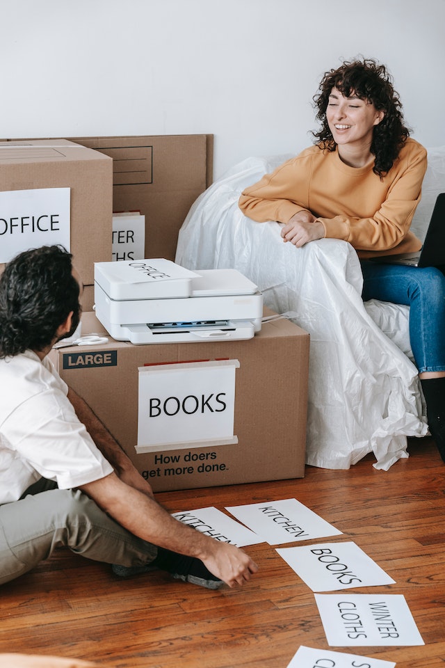 Moving Box labels