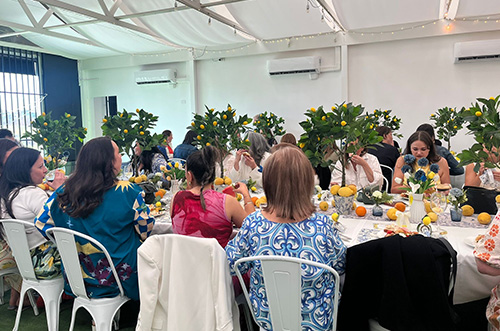 Bridal Shower Venue Setup