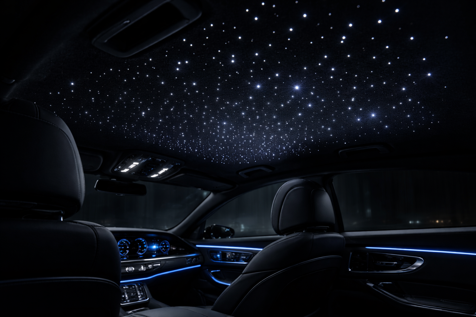 Montaggio cielo stellato di diverse forme su misura e personalizzato