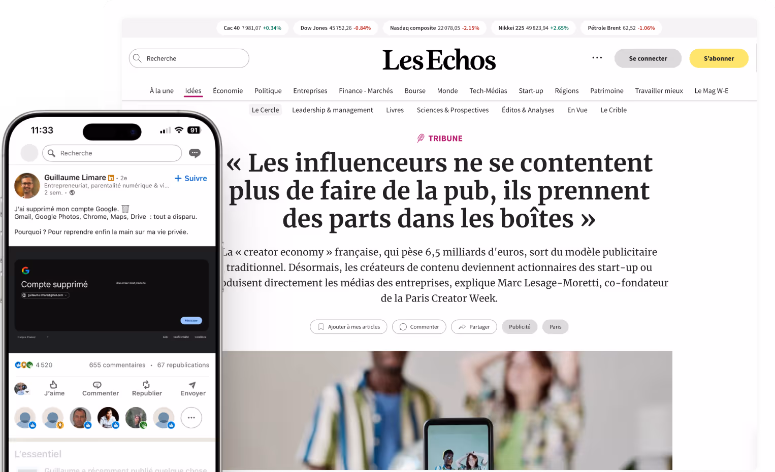 Linker - parutions média - faites passer votre entreprise dans la presse