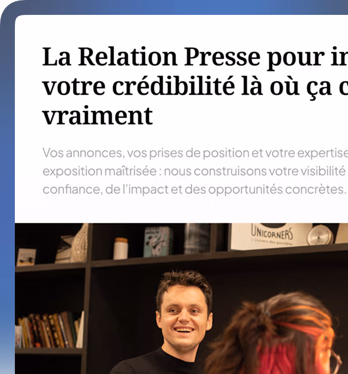 Linker - Agence de Media Training à Paris - relation presse