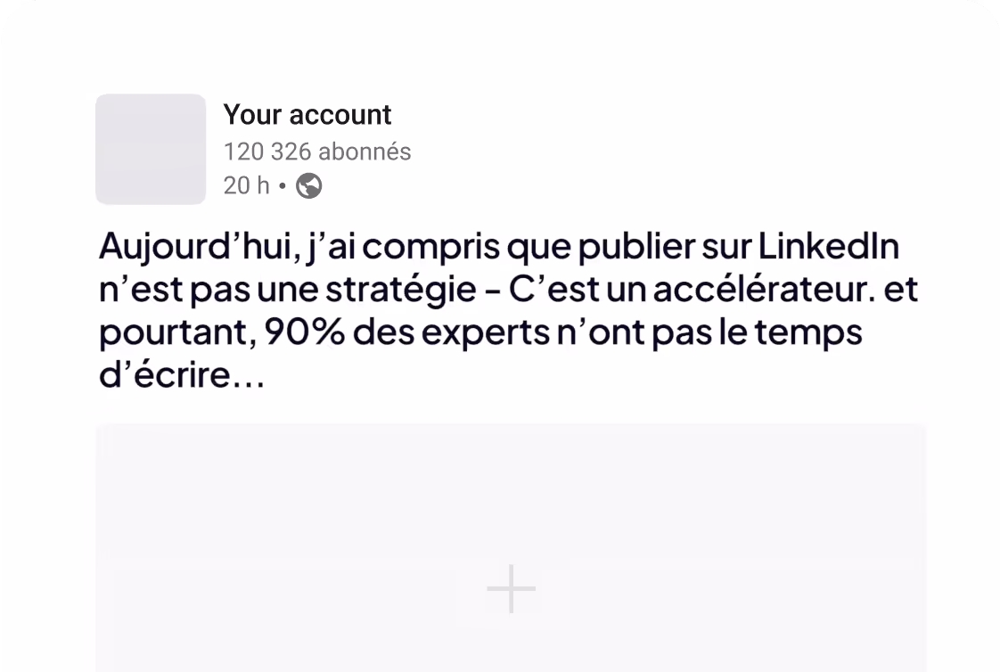 Linker Agence Ghostwriting - Dirigeant agence et ceo startup - ghostwriting