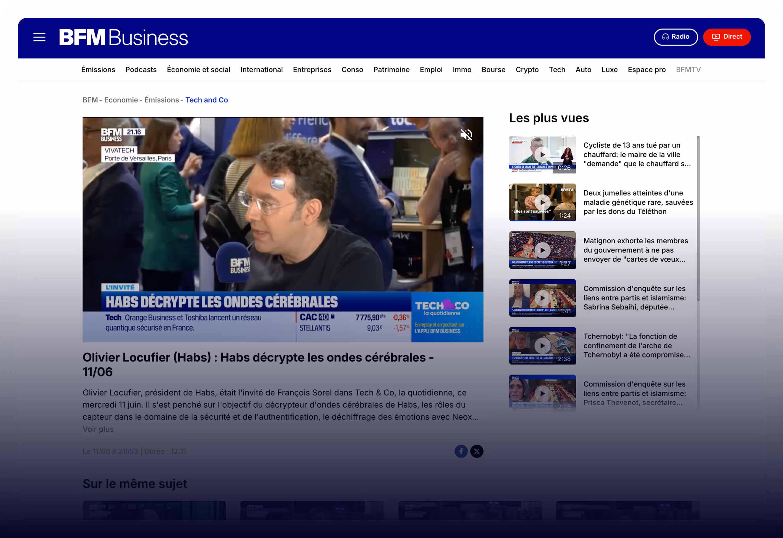 parution presse bfm business linker