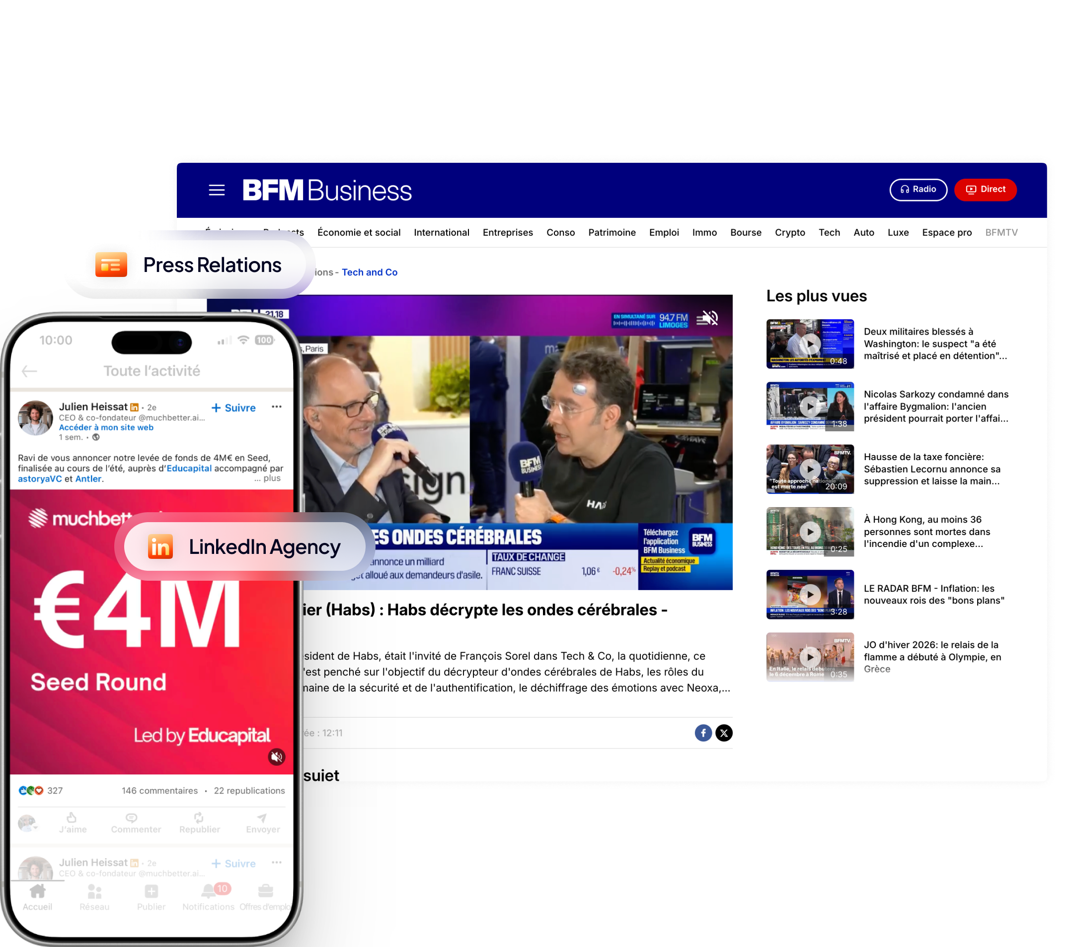 Linker - Tech press relations agency for startups and scale-ups in Paris