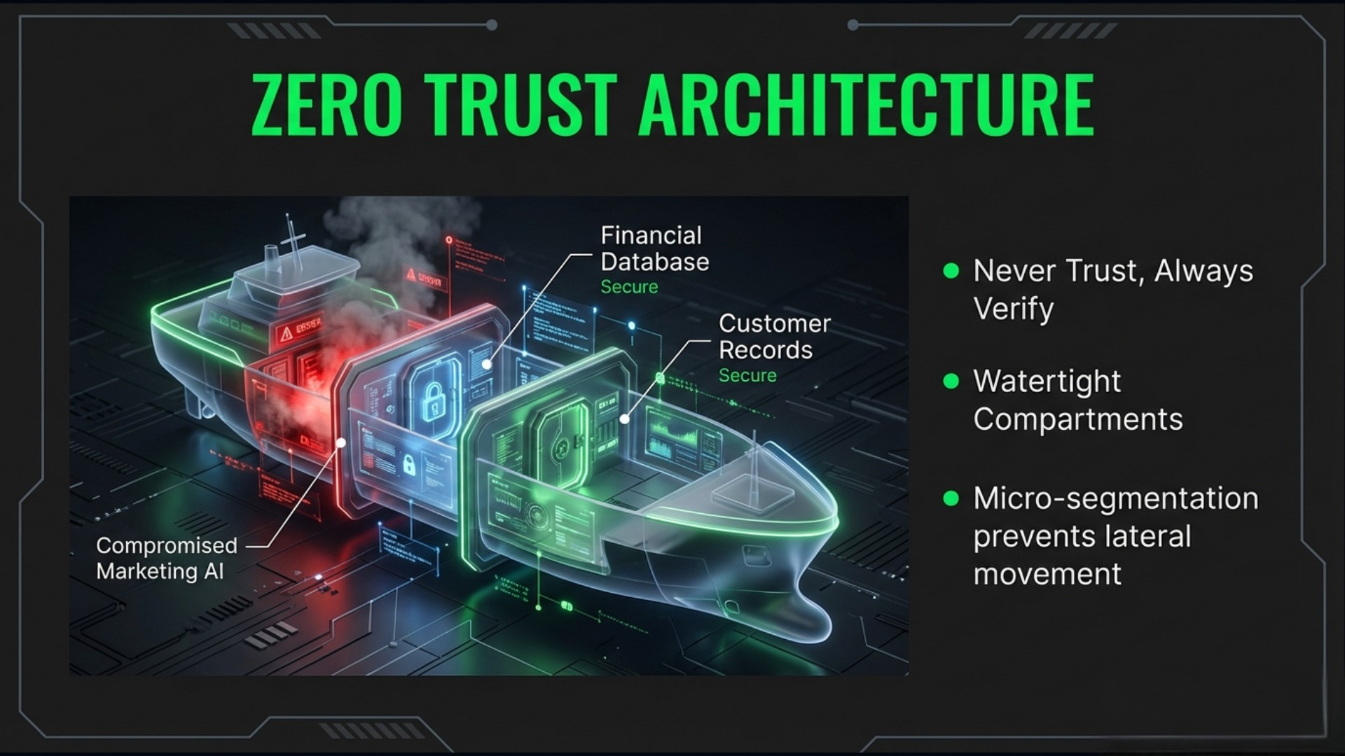 soolisAI applies zero trust architecture to compartmentalize your data adding layers of security