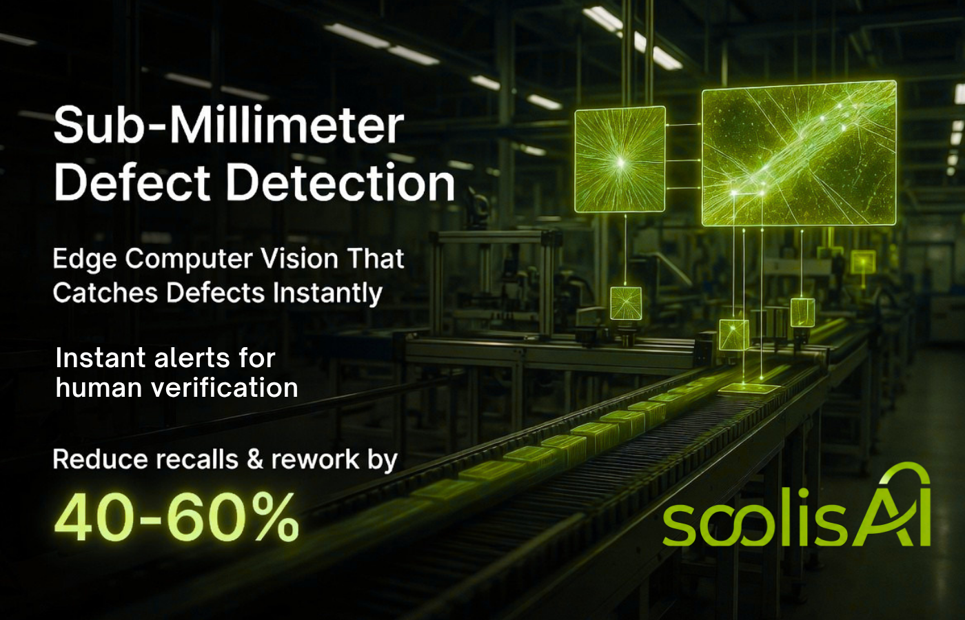 Manufacturing and Logistics Defect Detection Applications soolisAI
