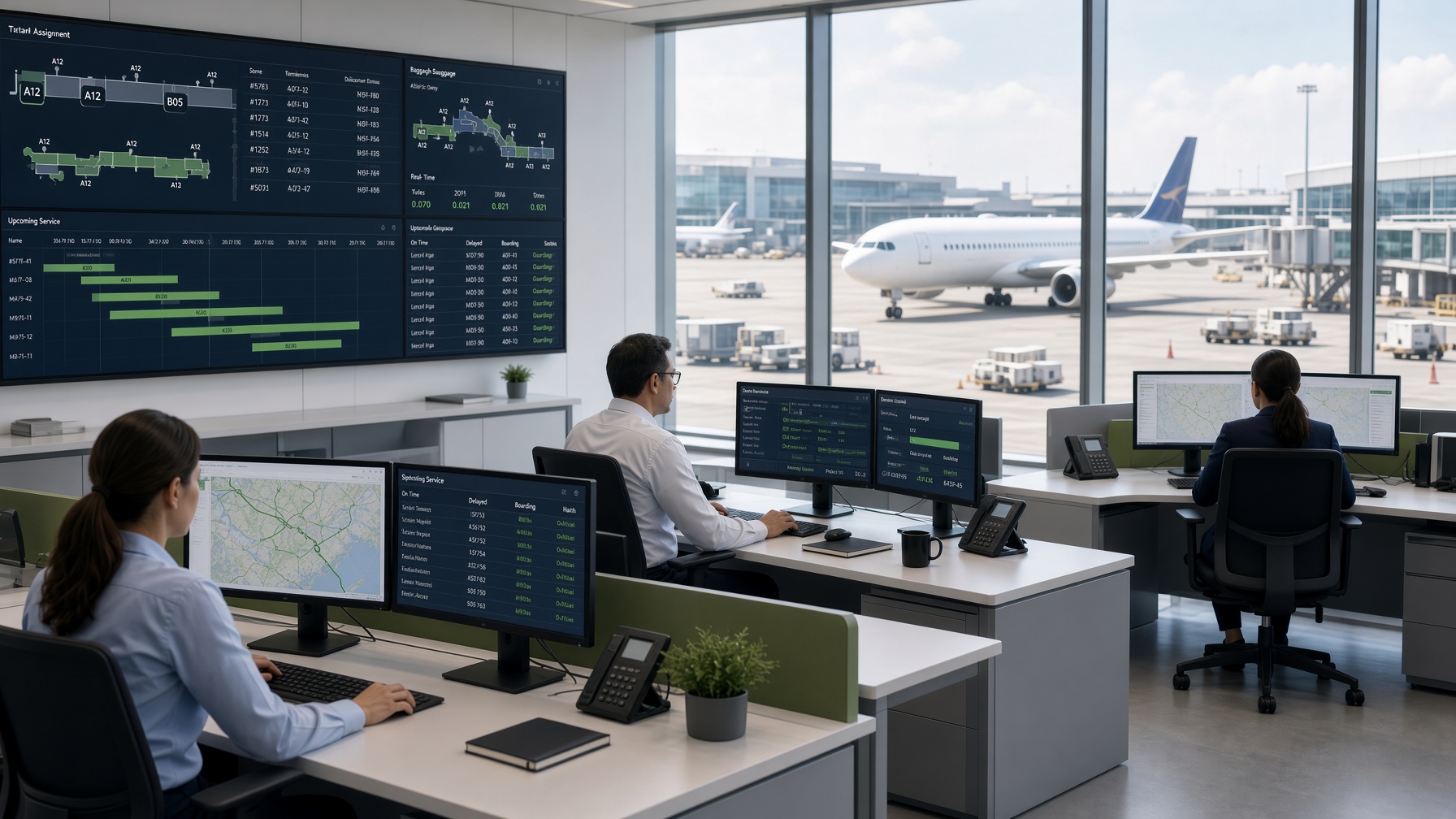 Airport Logistics Delivery Operations applications with soolisAI