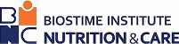 Logo of Biostime Institute Nutrition & Care with stylized letters B, I, N, and C in blue and orange.