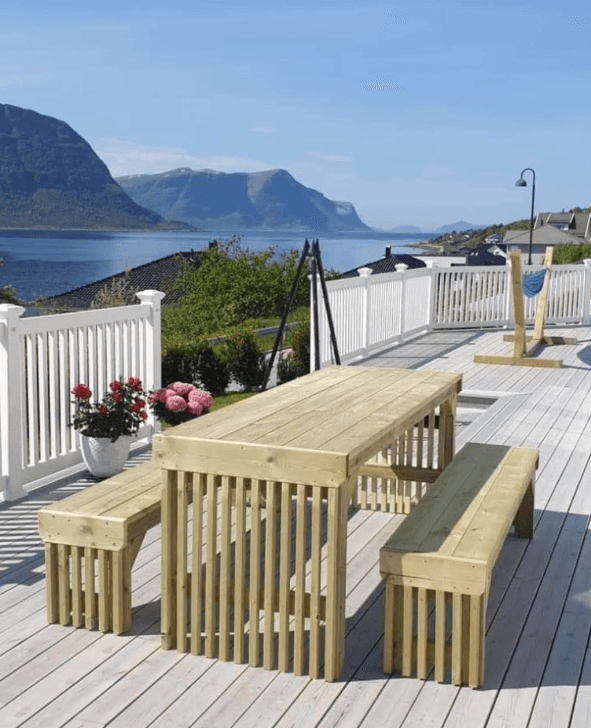 Hansen's bord og benker 200cm - Nå til kun 7500,-