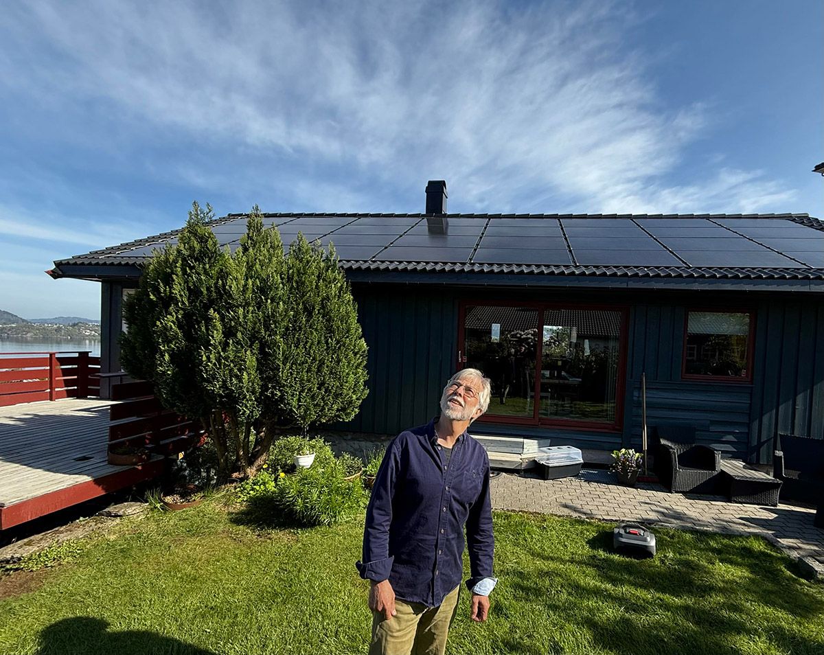 Stilrent uttrykk: Integrerte solcellepaneler er et smart valg ved nybygg eller takbytte