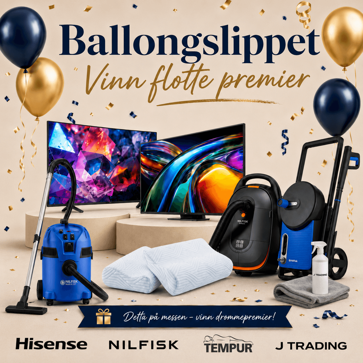 Bli med på Boligmessens elleville ballongslipp!