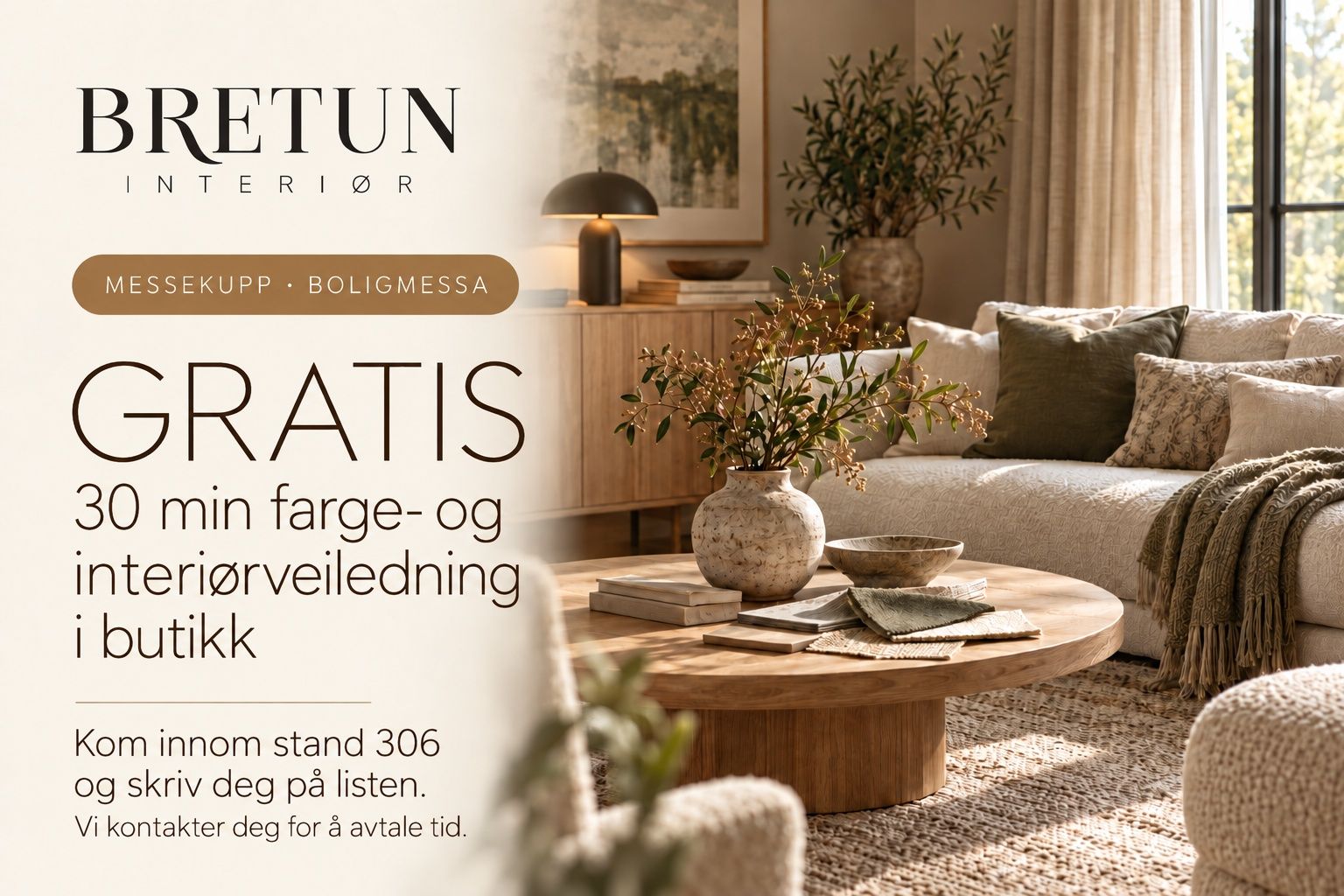 30 min interiørkonsulent