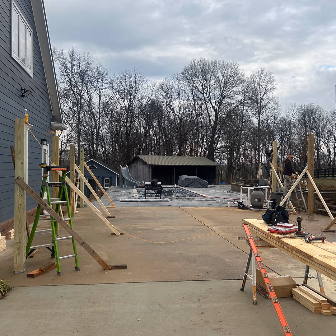 Exterior home renovation and siding upgrade by Manibilt Construction Inc in Crossville, Tennessee