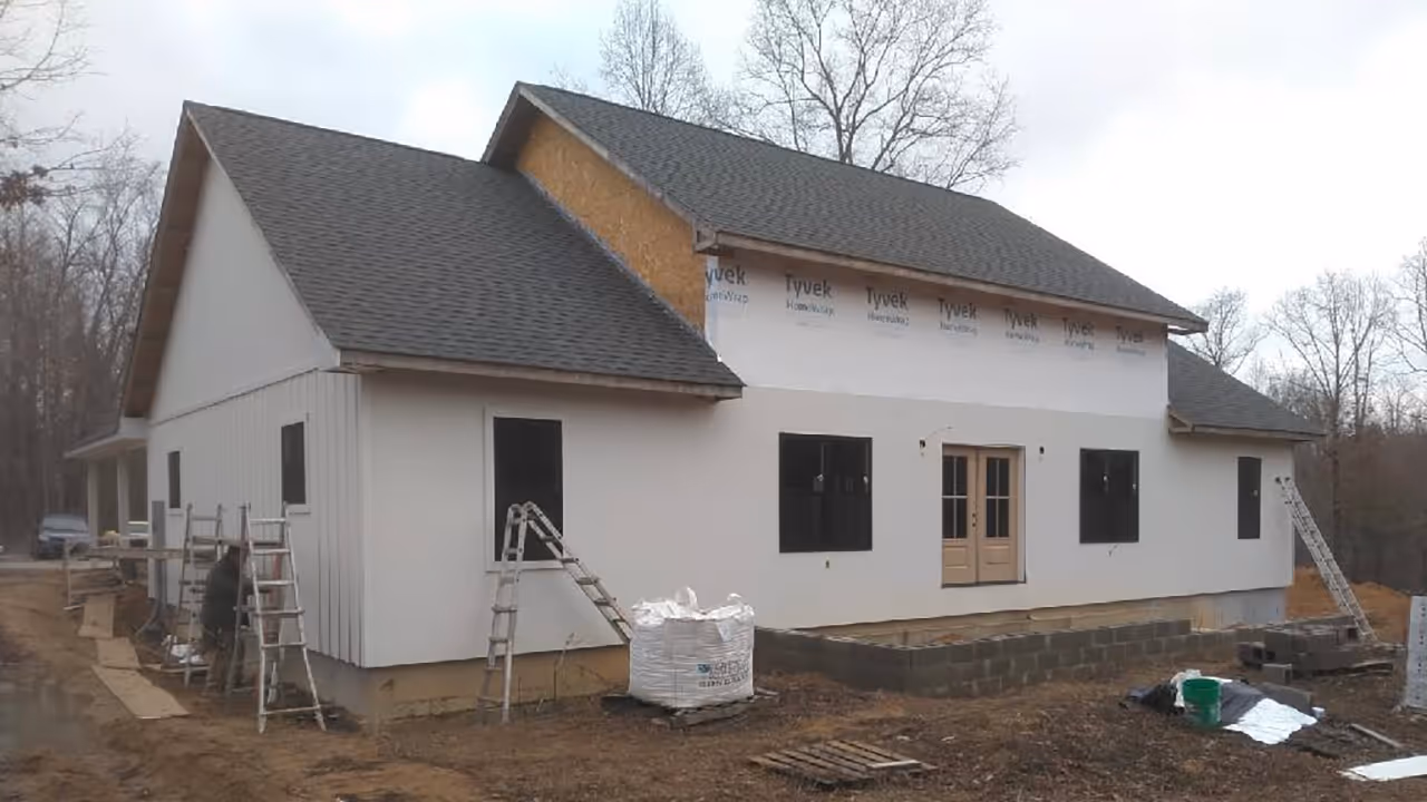 Residential roofing installation by Manibilt Construction Inc in Crossville, Tennessee