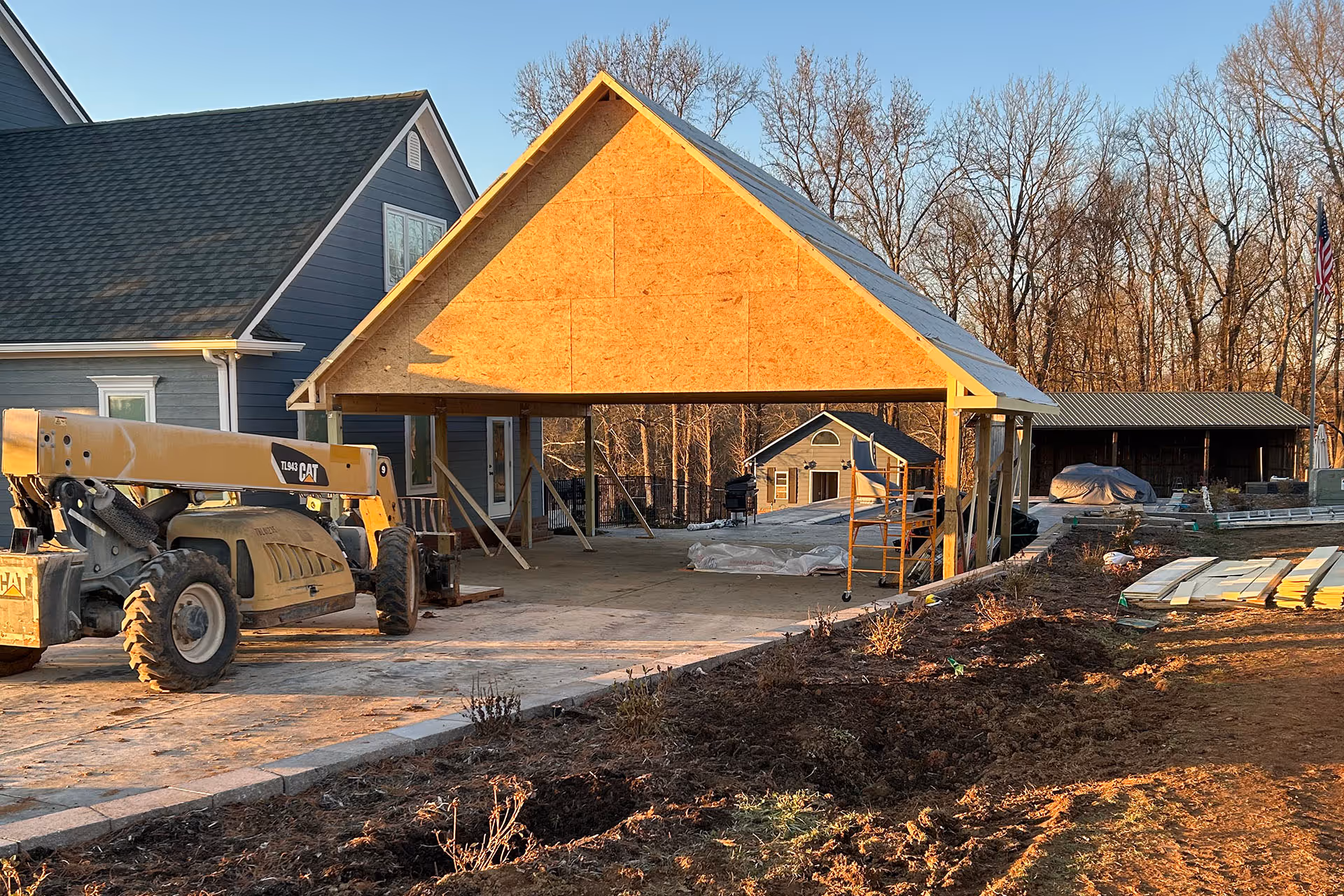 Exterior home renovation exterior repairs by Manibilt Construction near me