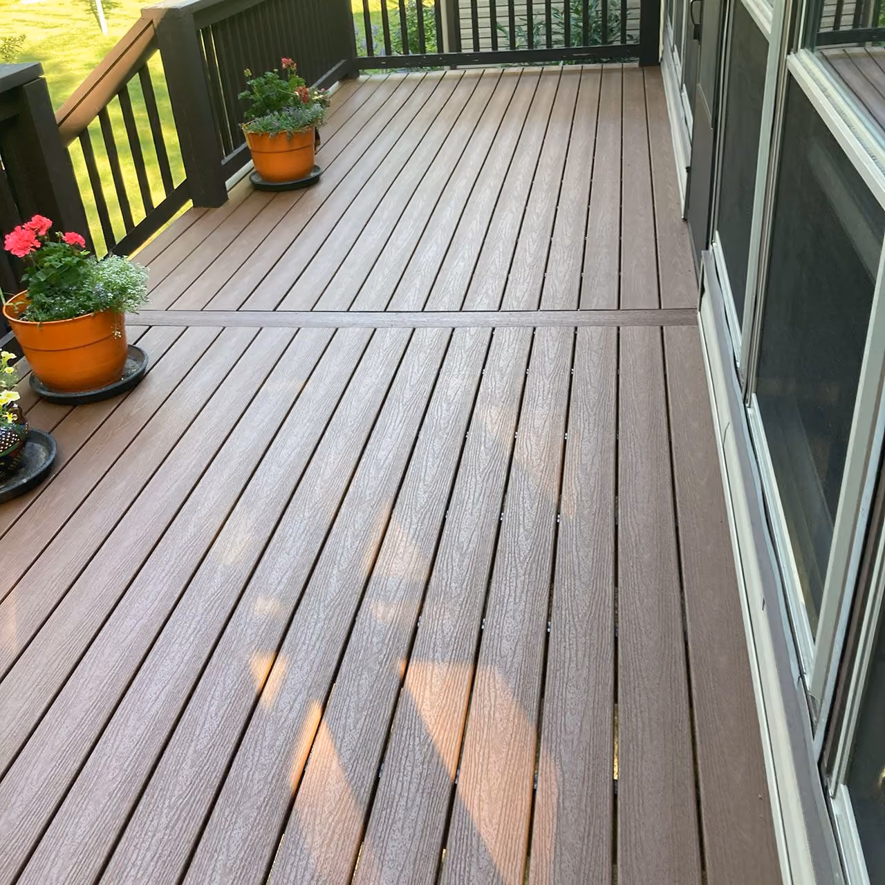New wood deck installation in Cumberland County Tennessee