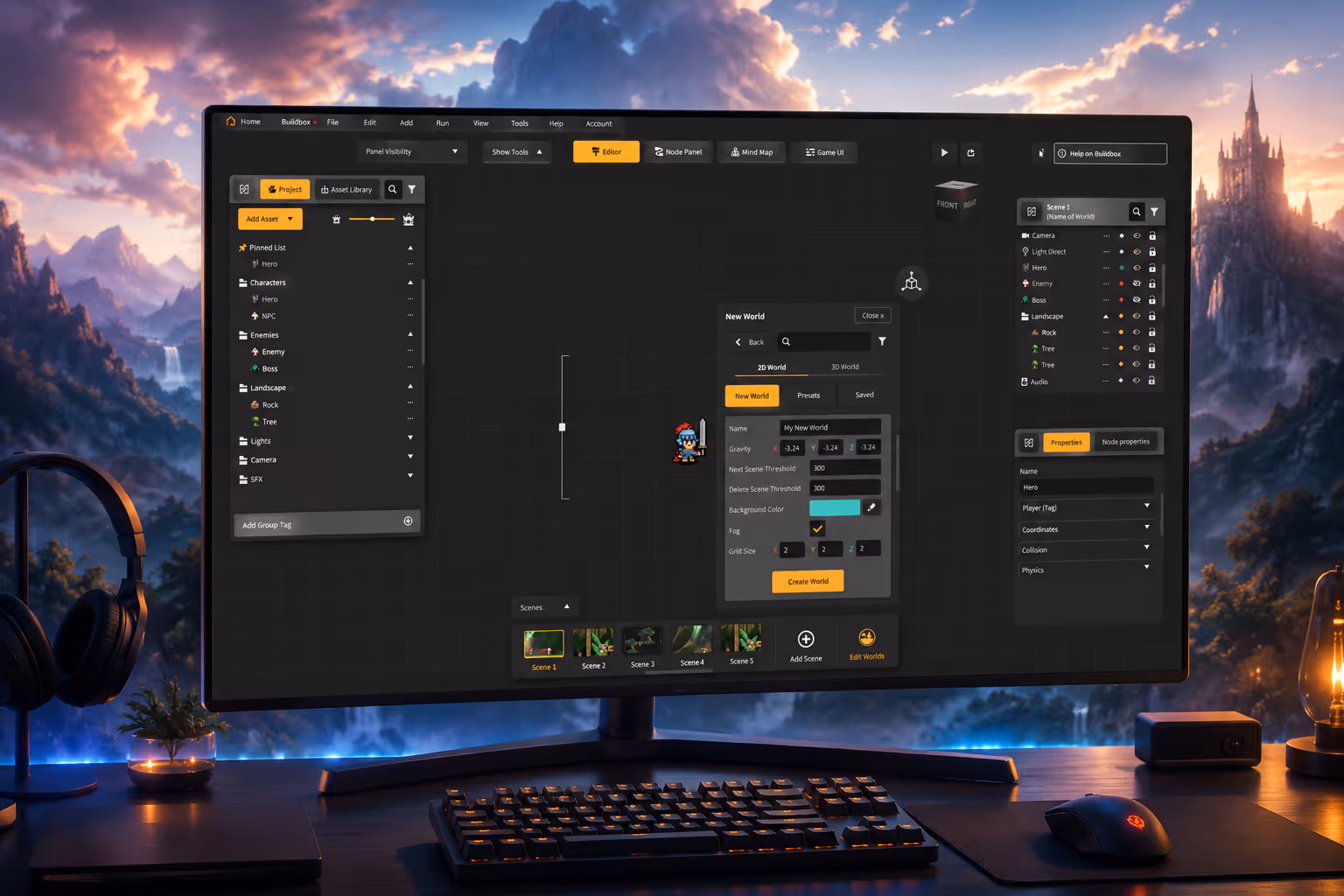 Buildbox onboarding redesign