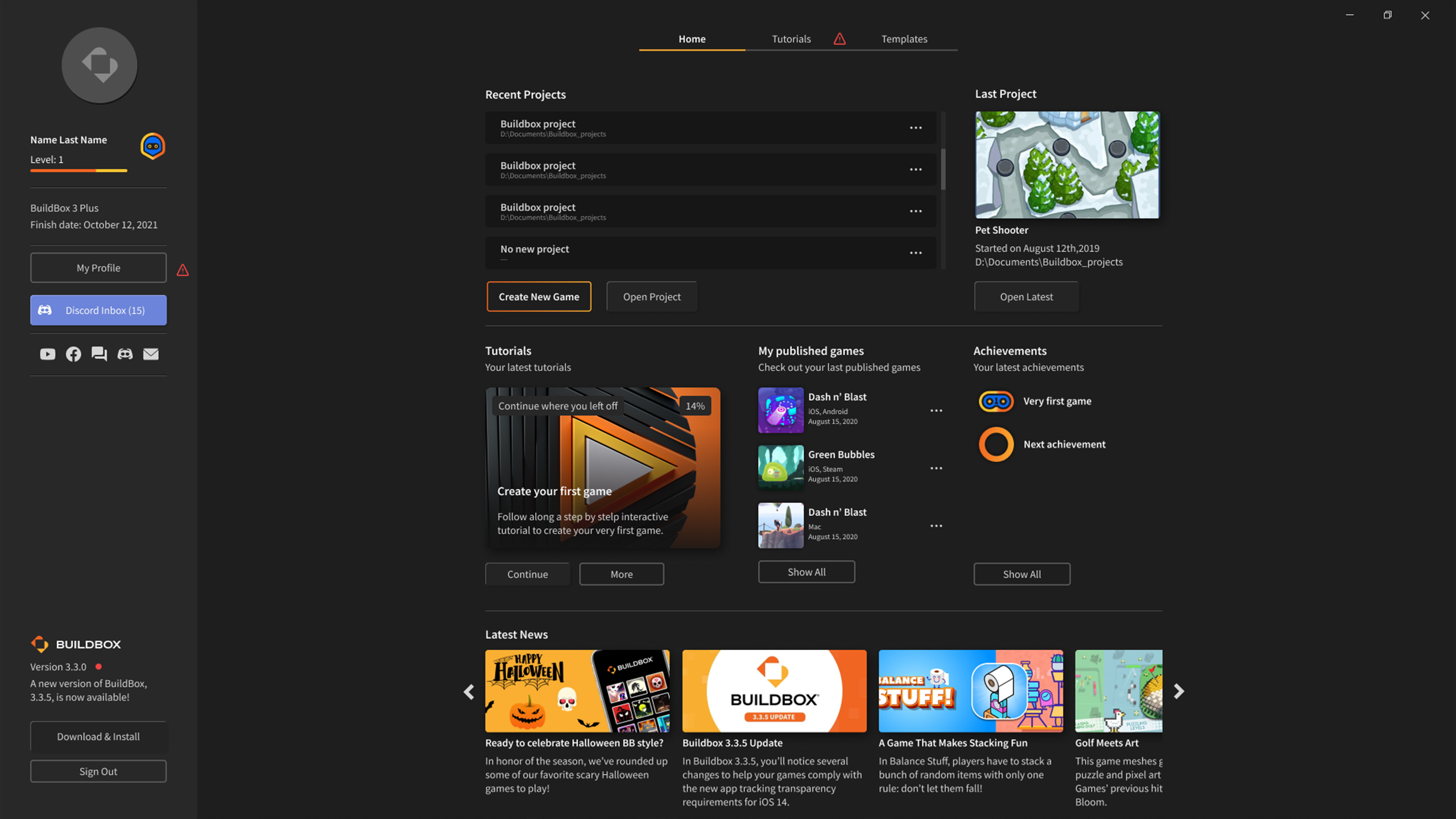 Before redesign