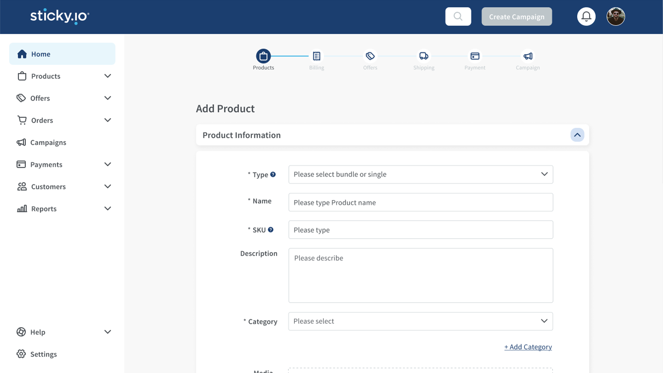 Before redesign