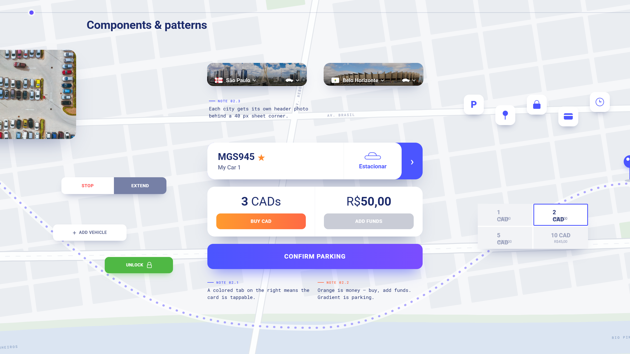 Case study design screen 2 by WANDR