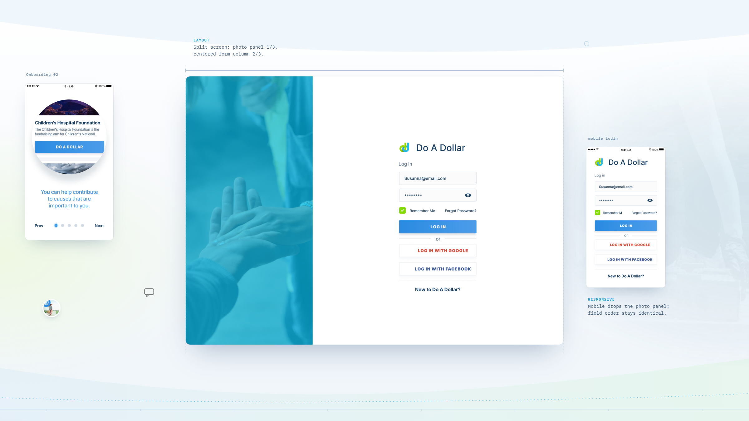 Case study design screen 3 by WANDR