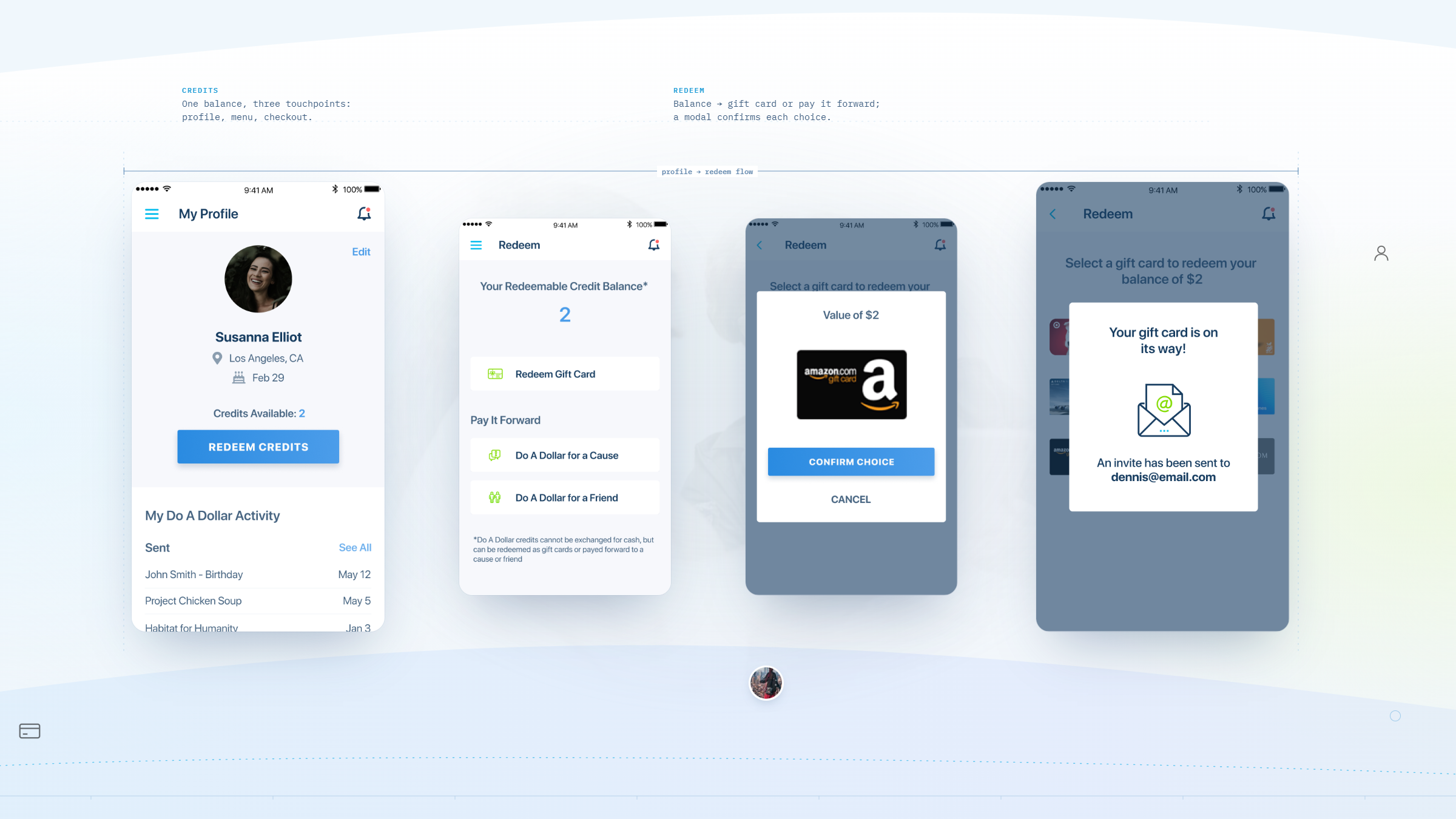 Case study design screen 6 by WANDR