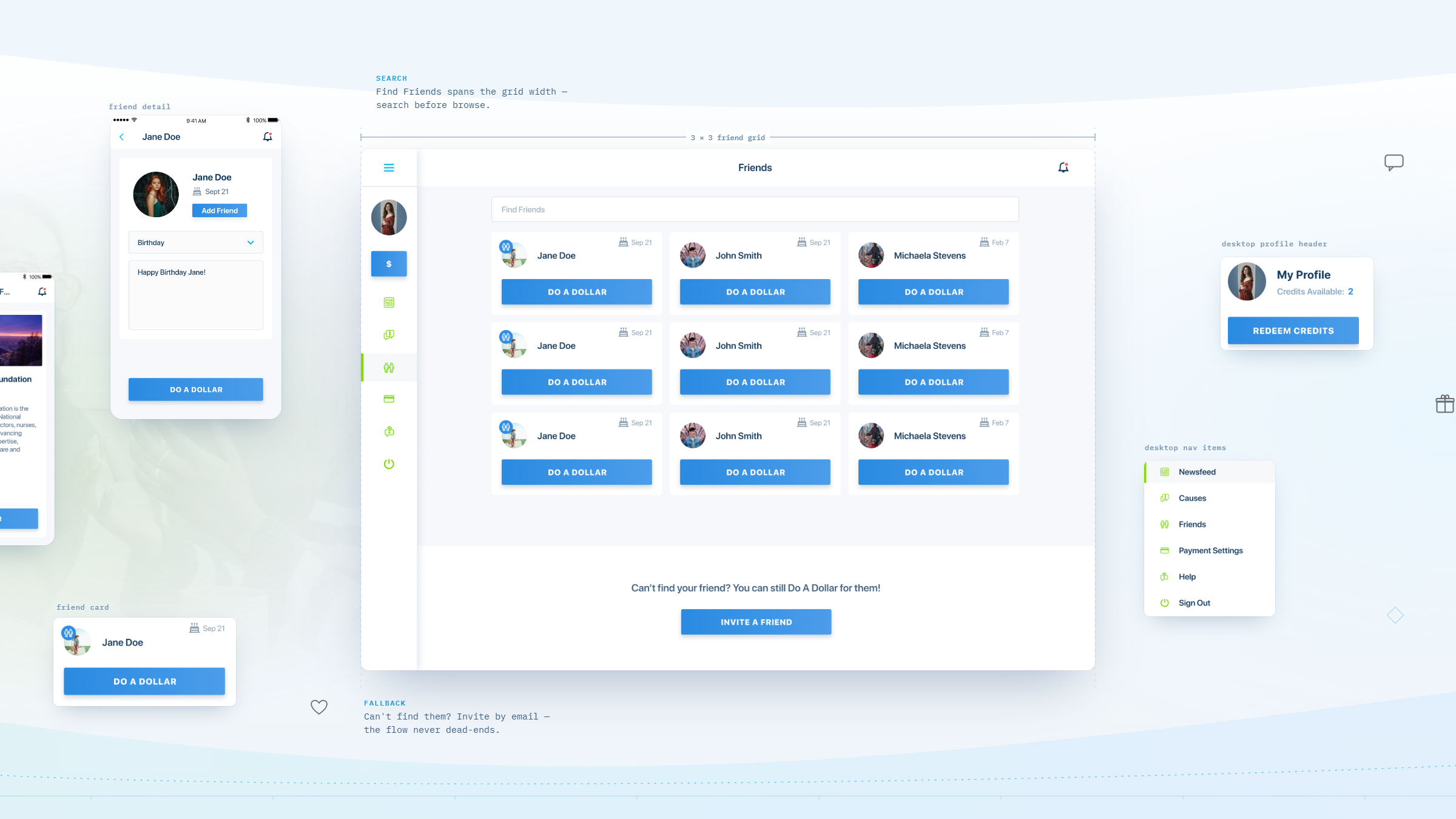 Case study design screen 5 by WANDR