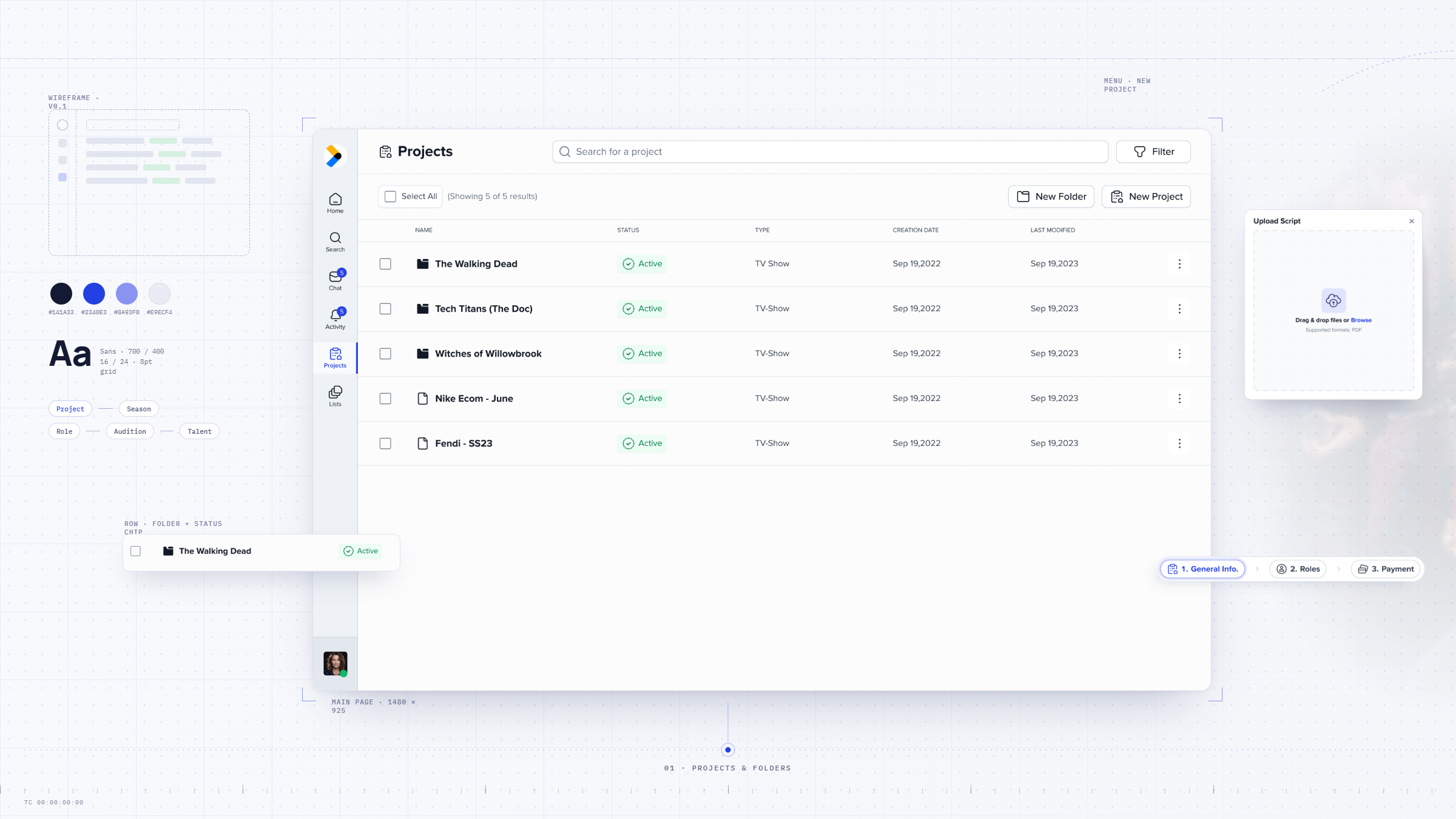 Case study design screen 1 by WANDR