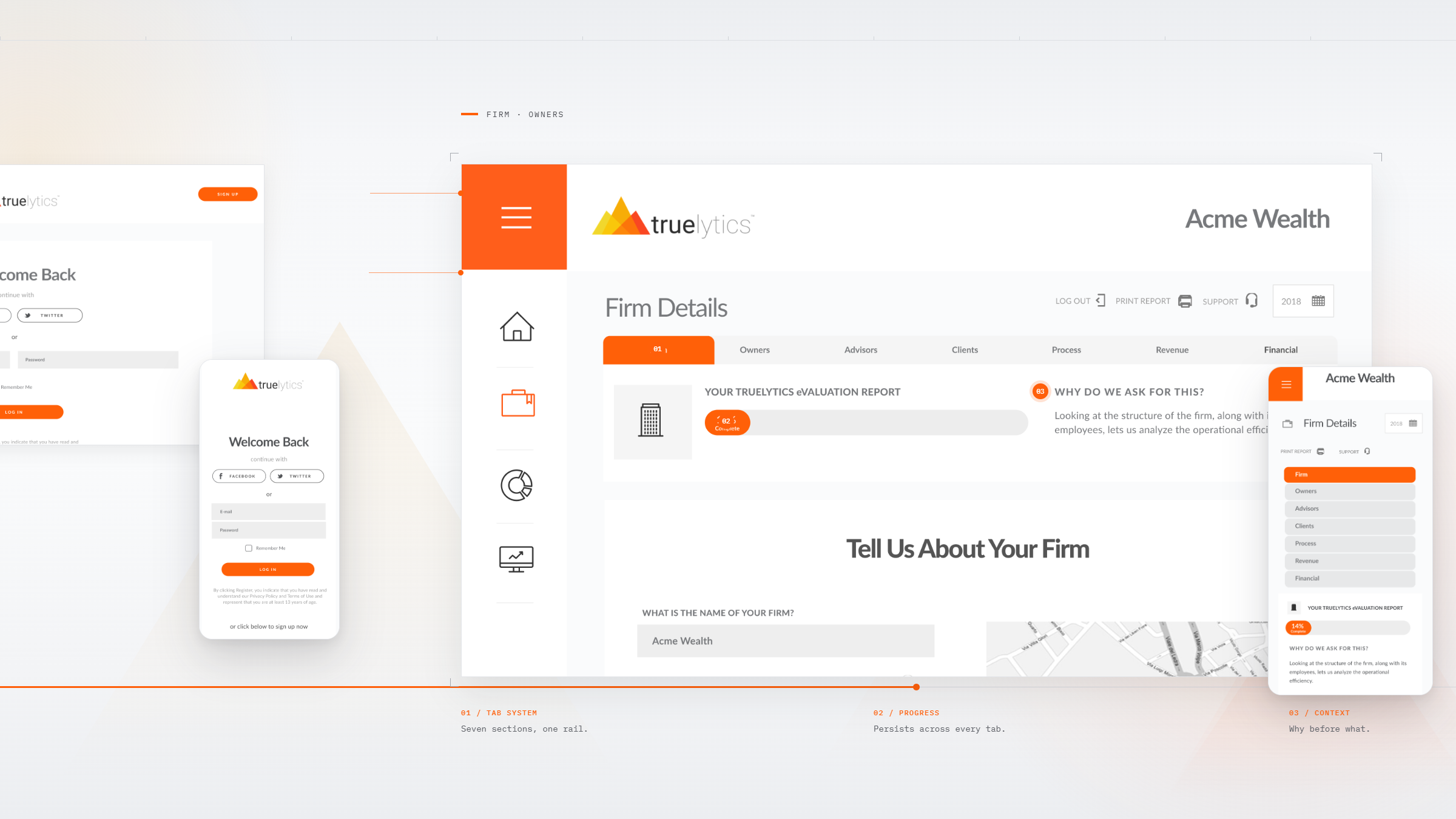 Case study design screen 2 by WANDR