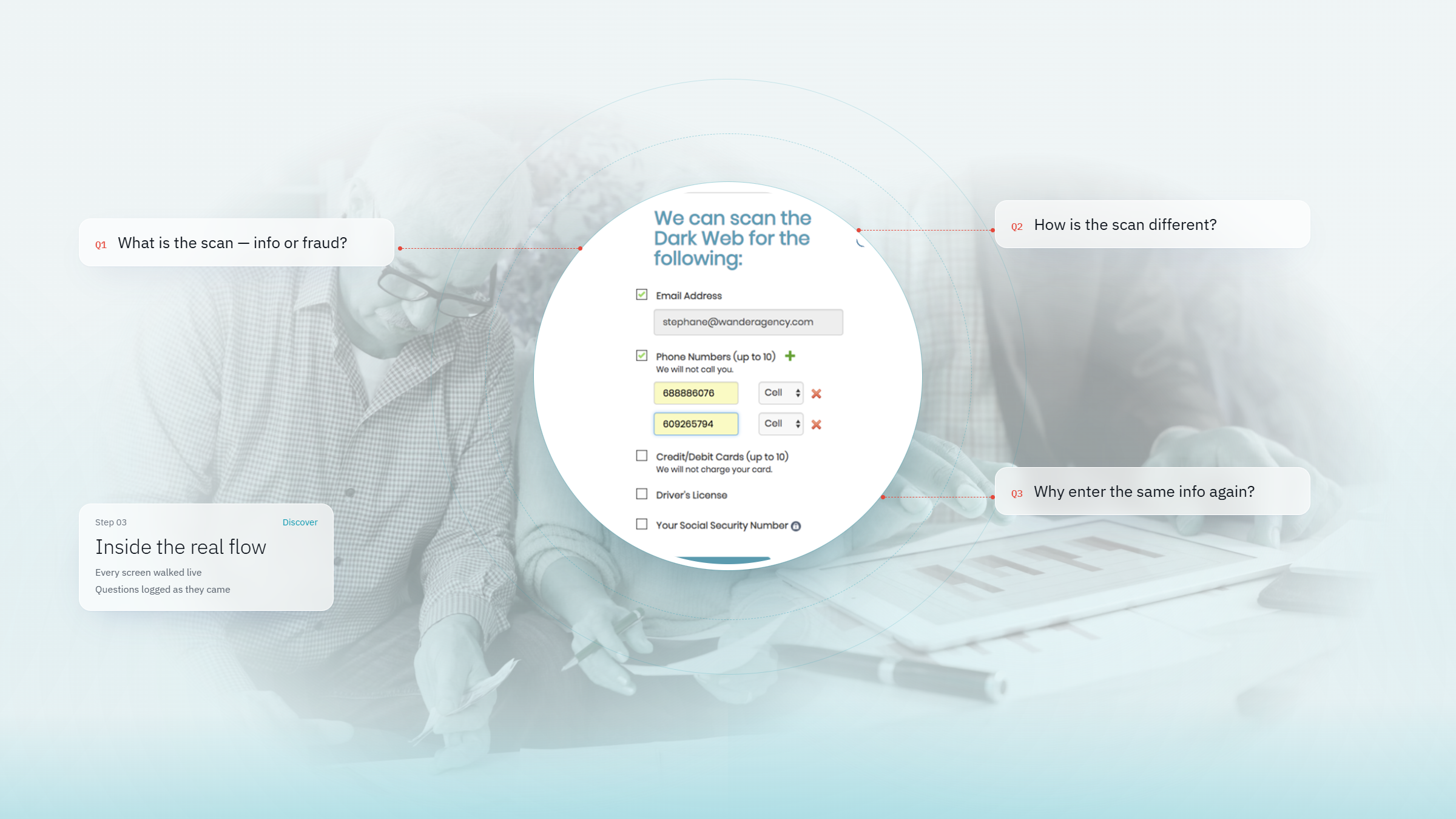Case study design screen 4 by WANDR