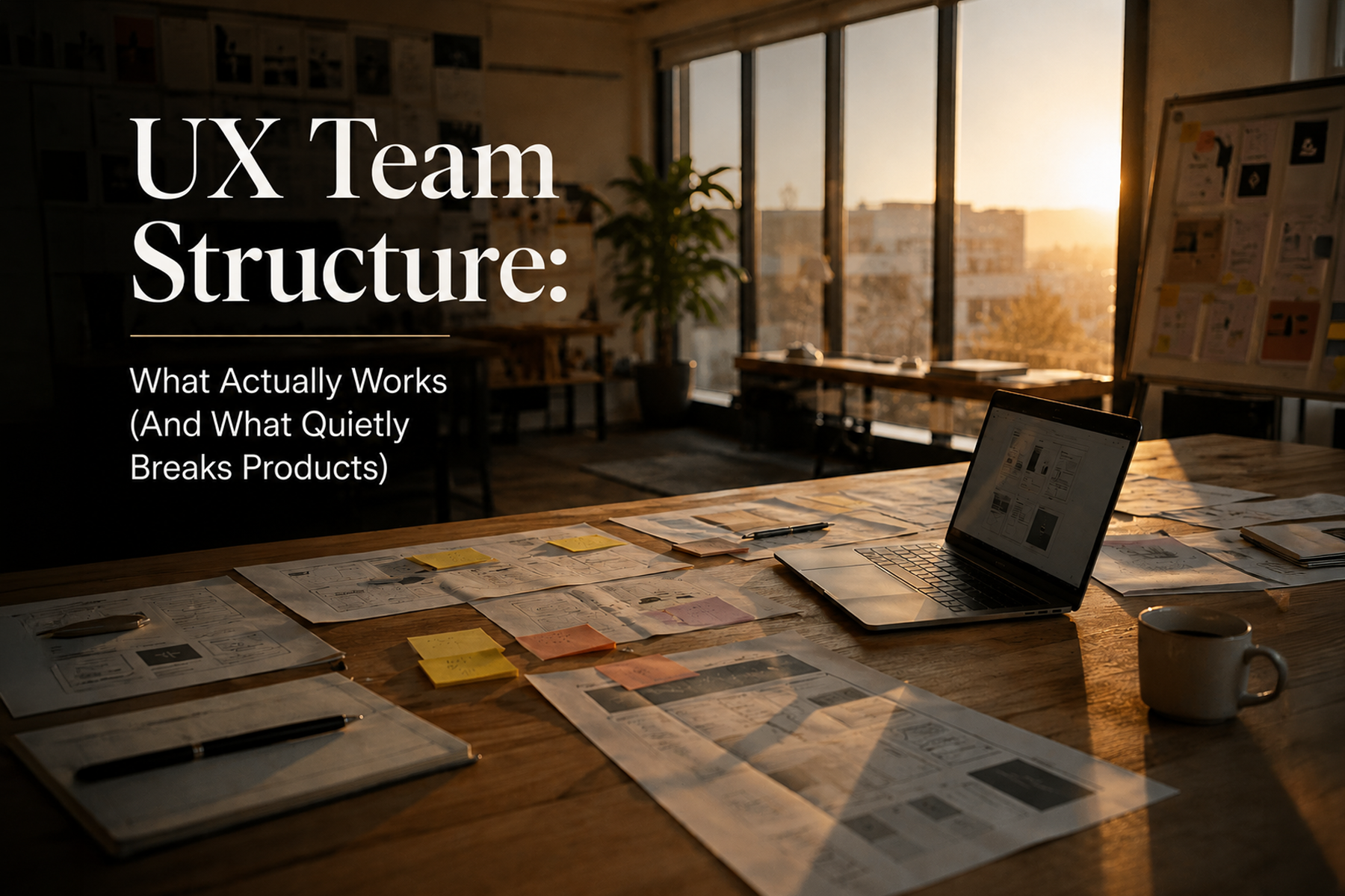 UX Team Structure: What Actually Works (And What Quietly Breaks Products)