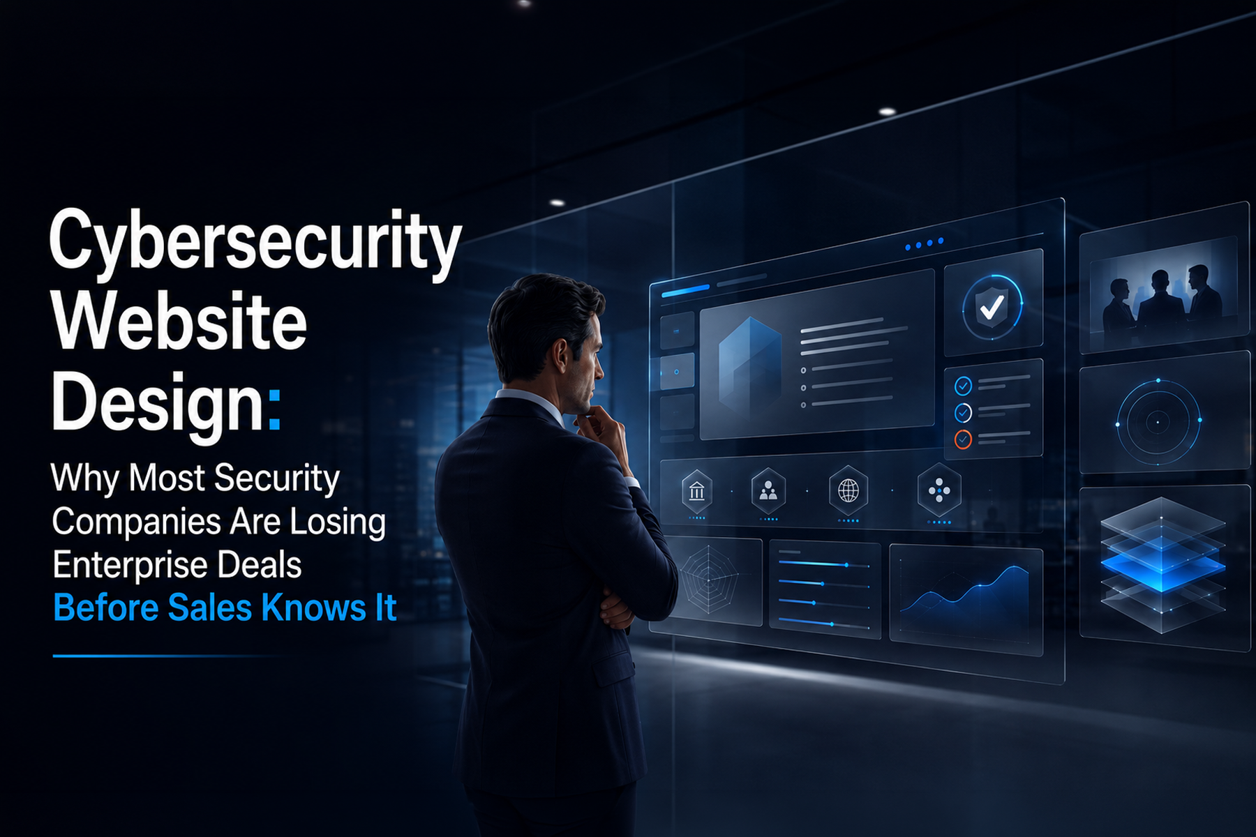 Cybersecurity Website Design: Why Most Security Companies Are Losing Enterprise Deals Before Sales Knows It