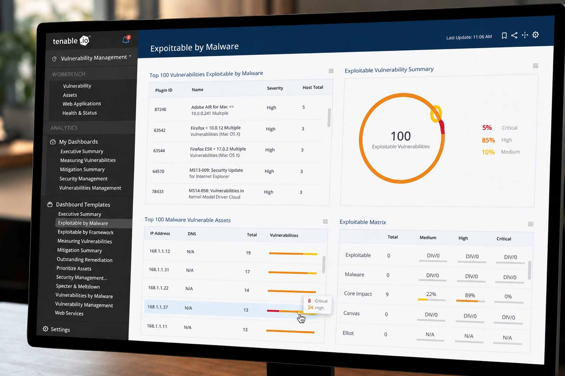 Enterprise SaaS platform UI designed by WANDR showing polished dashboard components and design system for long-term product partnership