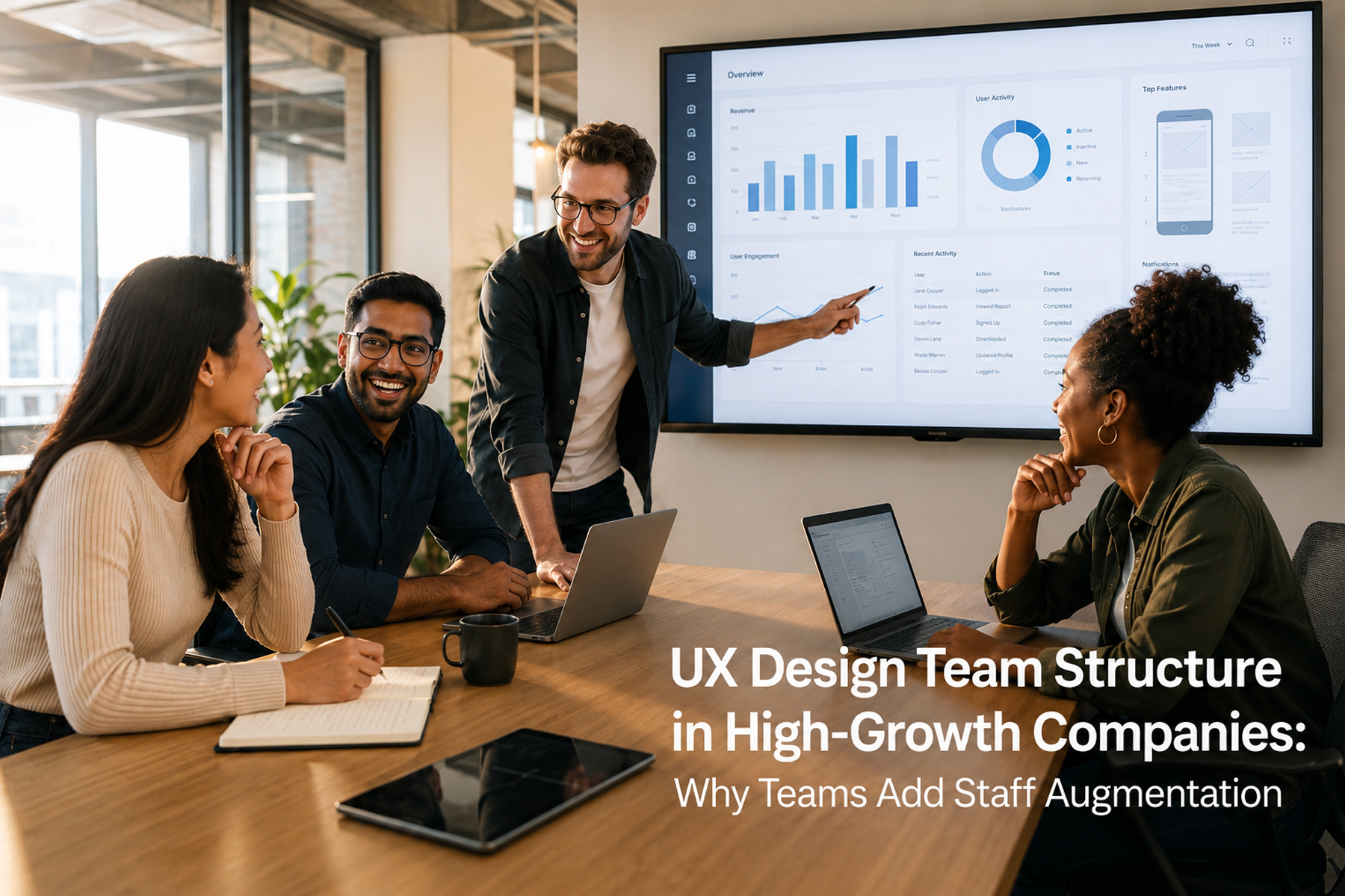 UX Design Team Structure in High-Growth Companies: Why Teams Add Staff Augmentation