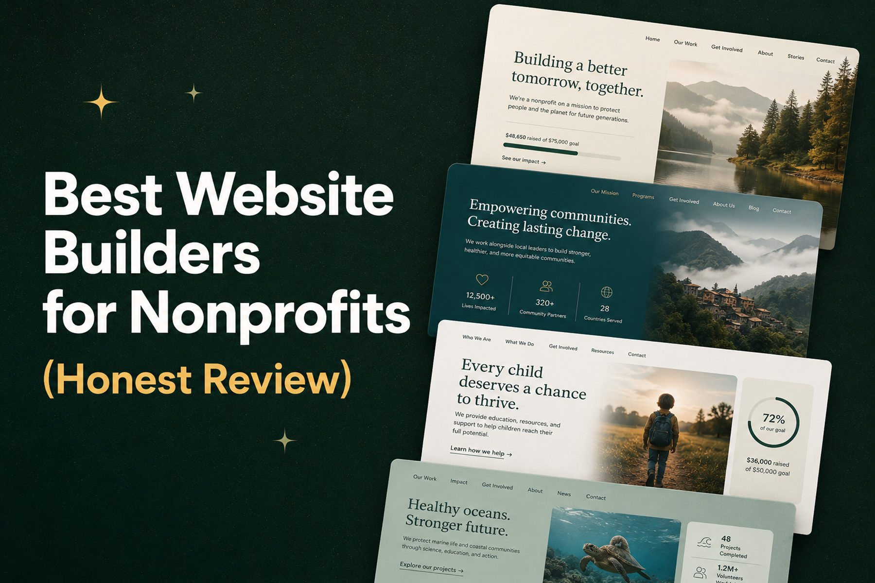 Best Website Builders for Nonprofits (Honest Review) 