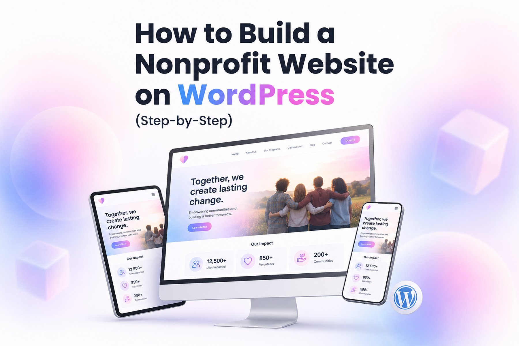 How to Build a Nonprofit Website on WordPress (Step-by-Step)