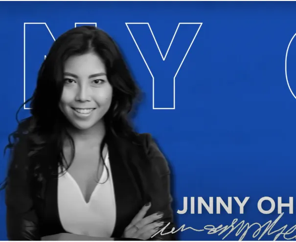 WANDR founder Jinny Oh speaking on the DesignRush Podcast about entrepreneurship, burnout recovery, and building a well-being centered company culture as a design industry leader.