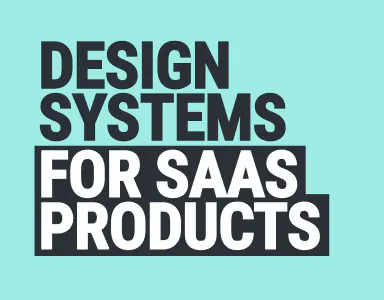 Design system for a SaaS product shown as a component library with design tokens, reusable buttons, form fields, and data table components mapped to live product screens