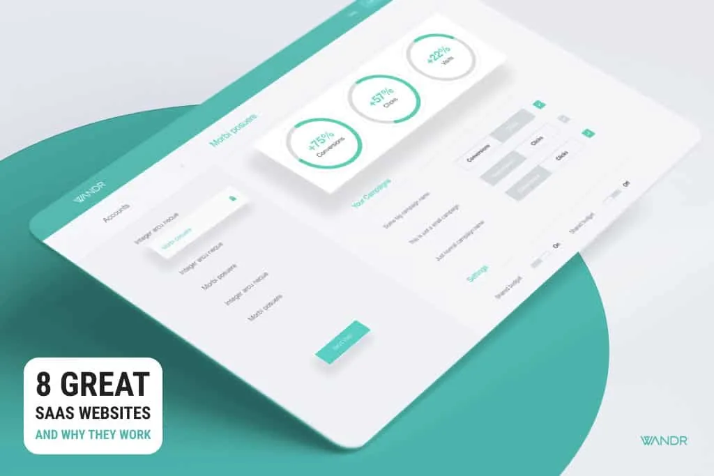 Annotated screenshot of a high-performing SaaS website homepage showing ICP-specific headline, product screenshot in hero, logo row social proof, and single prominent CTA button above the fold
