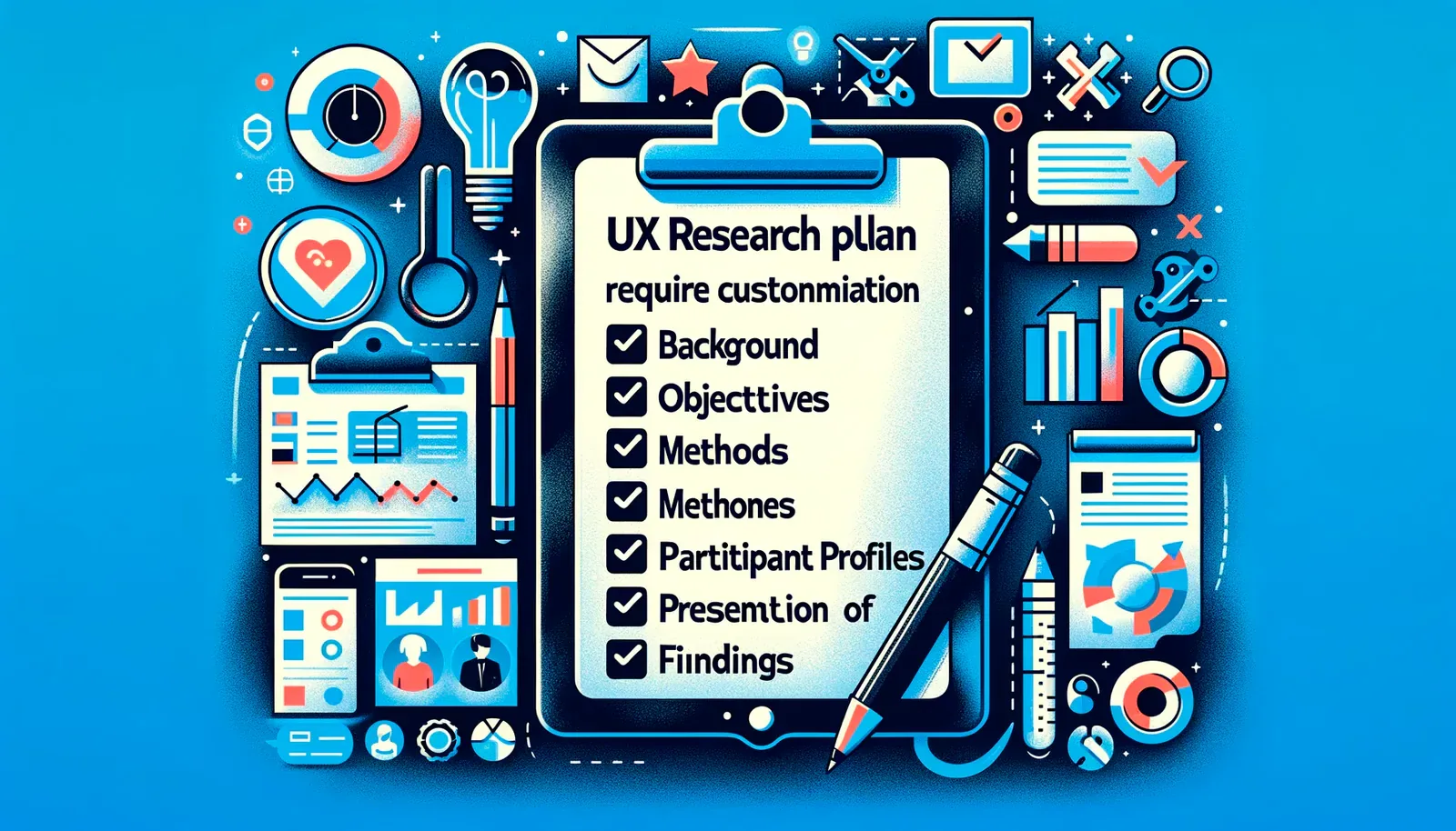 A UX researcher presenting research findings and participant data on a whiteboard to a product team, representing the structured process of building and executing a UX research plan.