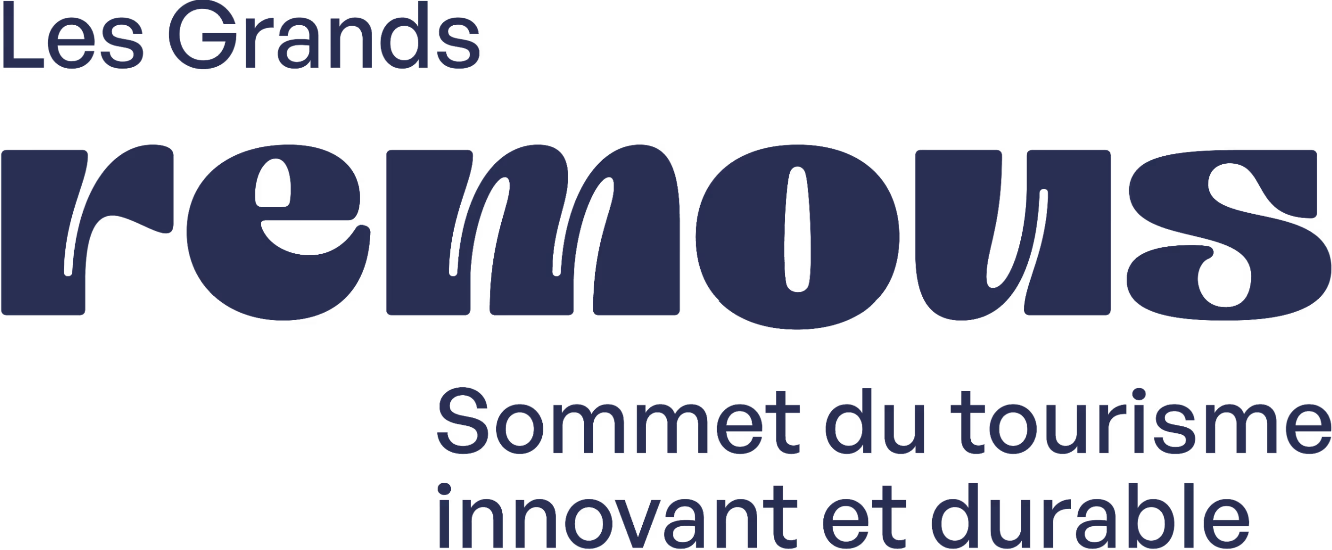 Logo bleu - Les Grands Remous: Sommet du tourisme innovant et durable