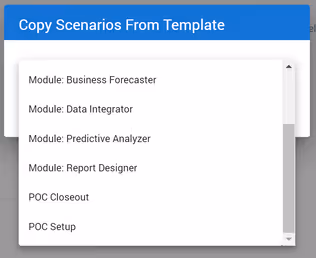 Product screenshot of copying evaluation plan template in Homerun