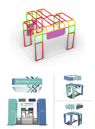 Smart Design that Grows with You: Your investment should work harder for you. We design modular, iconic brand elements that can flex across any booth footprint—from impressive hero builds to smaller configurations—while maintaining a consistent, high-impact presence. Wherever you show, your brand shows strong.