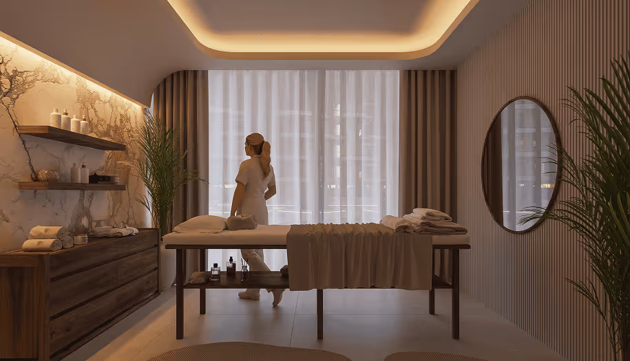 El spa ofrece un ambiente sereno donde cuerpo y mente se reconectan