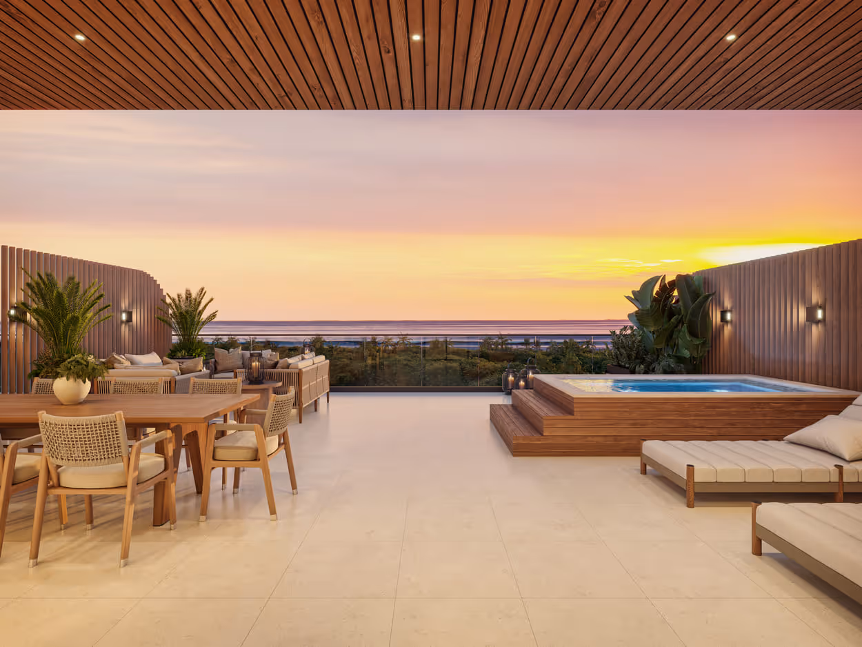 Opciones de penthouses con rooftop privado
