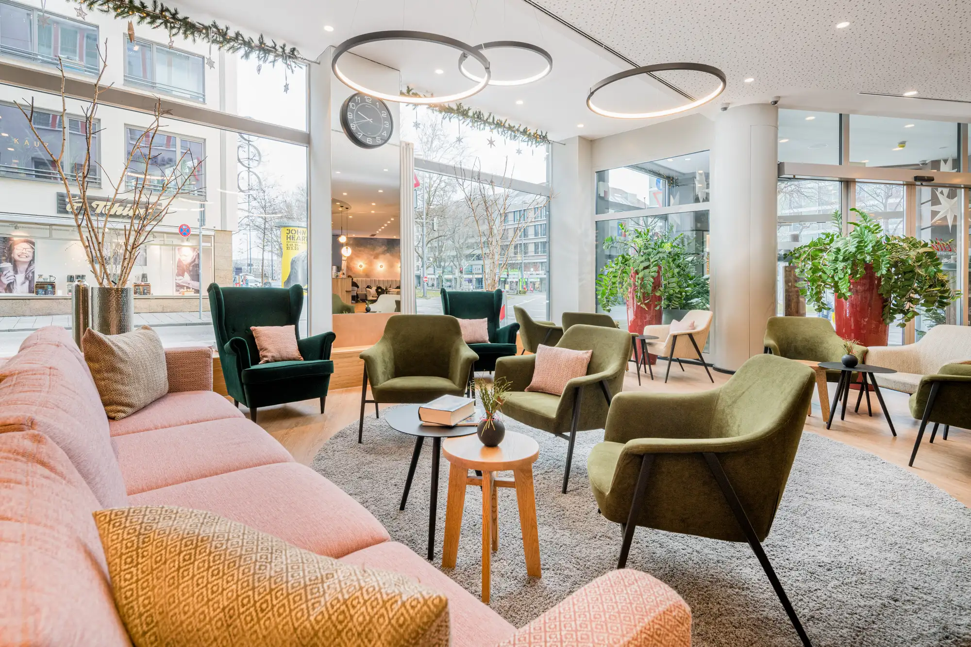 Moderne Lounge in einem Münchner Hotel