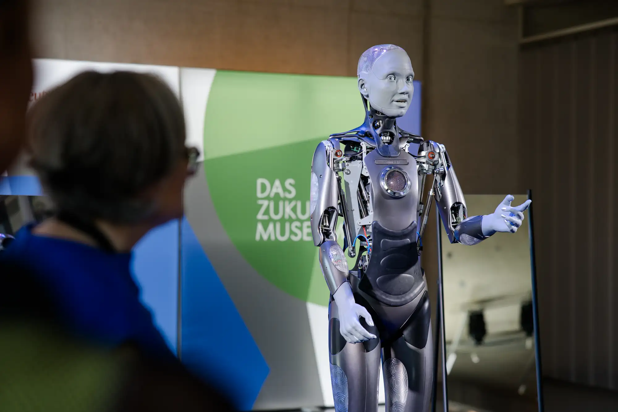 Ein Roboter im Zukunftsmuseum Nürnberg