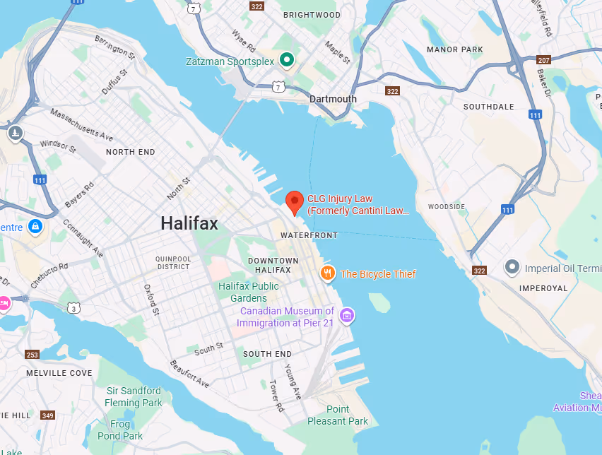 Google map image of CLG's office in Halifax.
